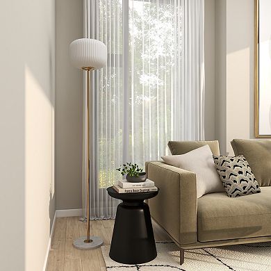 Stella & Eve White Metal Floor Lamp