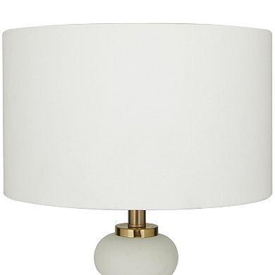 Stella & Eve White Metal Orbs Style Base Table Lamp