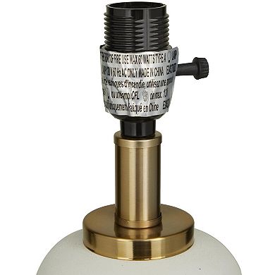 Stella & Eve White Metal Orbs Style Base Table Lamp