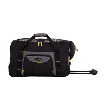 Travelers Club Sierra Madre 21-Inch Rolling Duffel Bag