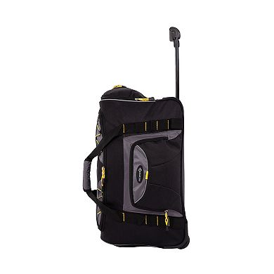 Travelers Club Sierra Madre 21-Inch Rolling Duffel Bag