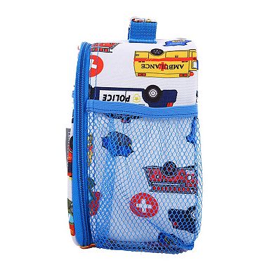 Travelers Club Kid's 5-Piece Hardside Carry-On Spinner Luggage, Backpack, Lunch Bag, Neck Pillow & Luggage Tag Set