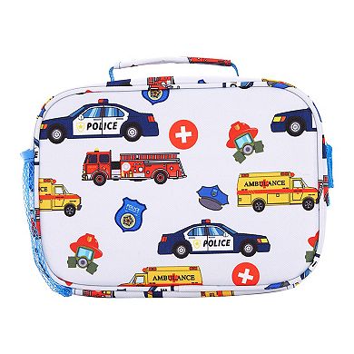 Travelers Club Kid's 5-Piece Hardside Carry-On Spinner Luggage, Backpack, Lunch Bag, Neck Pillow & Luggage Tag Set