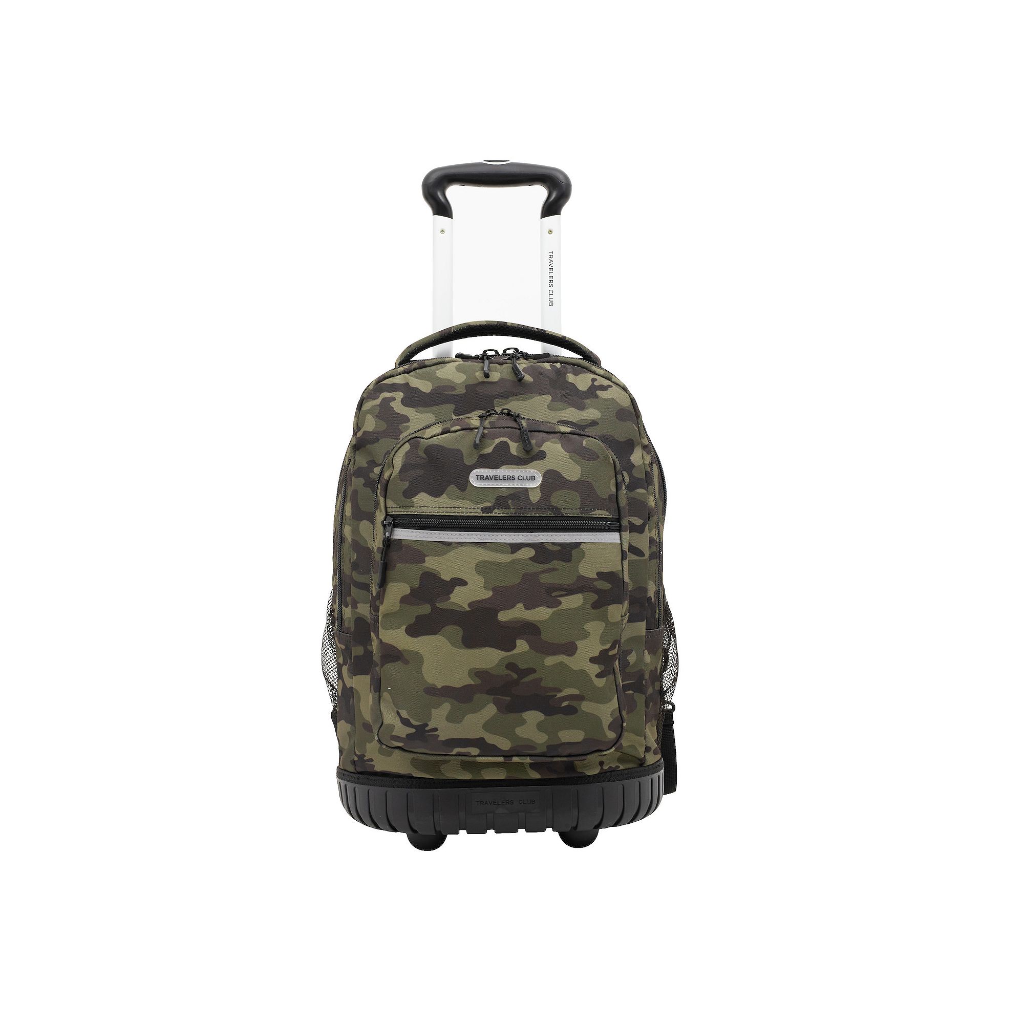 Travelers Club Finley 20-Inch Rolling Backpack, Camouflage