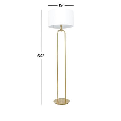 Stella & Eve Gold Metal Paper Clip Floor Lamp