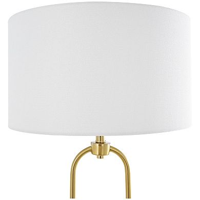 Stella & Eve Gold Metal Paper Clip Floor Lamp
