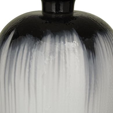 Stella & Eve White Glass Gourd Style Base Table Lamp