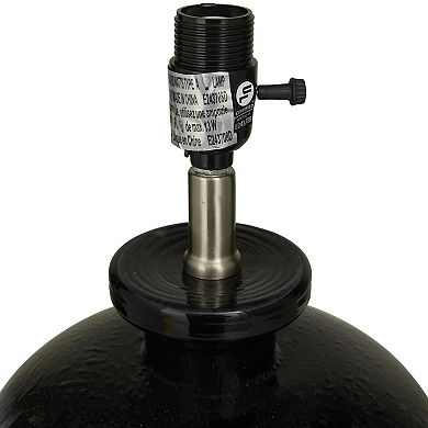 Stella & Eve White Glass Gourd Style Base Table Lamp