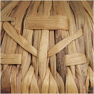 Stella & Eve Brown Seagrass Handmade Woven Table Lamp