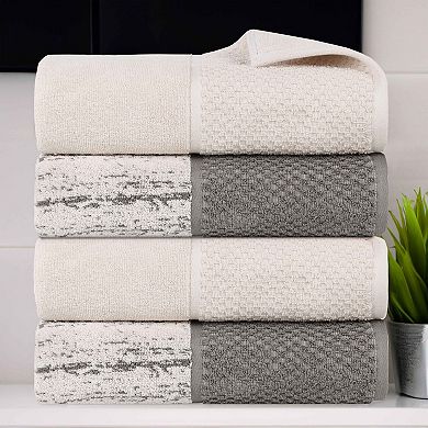 SUPERIOR 4-pc. Lodie Cotton Plush Absorbent Bath Towel Set