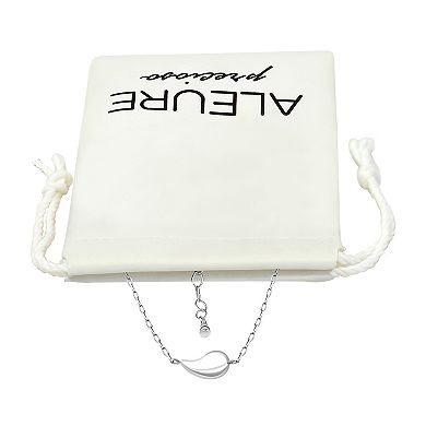 Aleure Precioso Teardrop Frontal Necklace