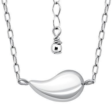 Aleure Precioso Teardrop Frontal Necklace