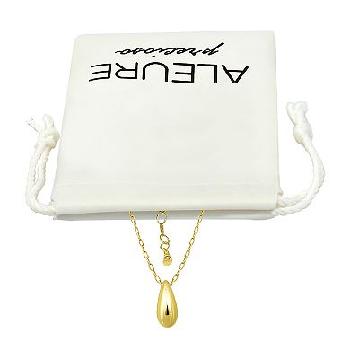 Aleure Precioso Chunky Teardrop Necklace
