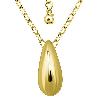 Aleure Precioso Chunky Teardrop Necklace