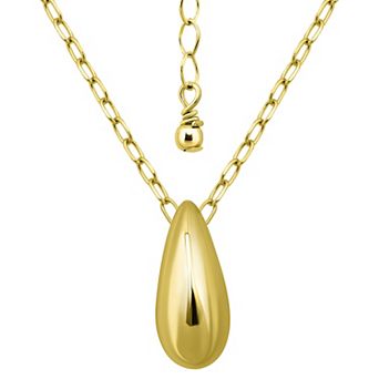 Aleure Precioso Chunky Teardrop Necklace