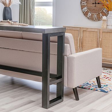 Linon Hawkford 5-Piece Adjustable Sofa Bar Stool & Table Set