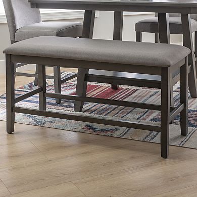 Linon Spiva Counter Backless Bench