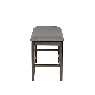 Linon Spiva Counter Backless Bench