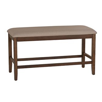 Linon Spiva Counter Backless Bench