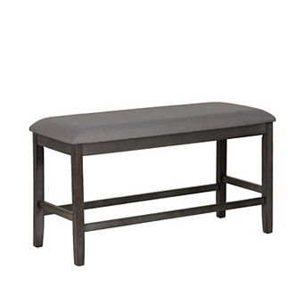 Linon Spiva Counter Backless Bench