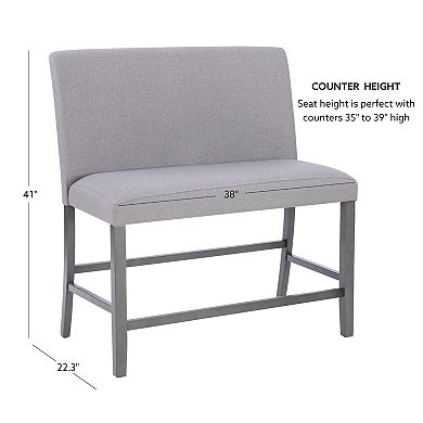 Linon Spiva Counter Bench