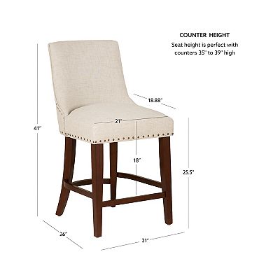 Linon Adler Counter Stool