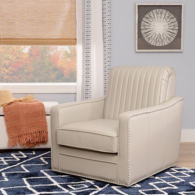Linon Corin Swivel Accent Chair