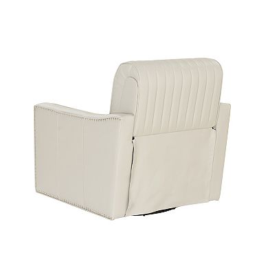 Linon Corin Swivel Accent Chair