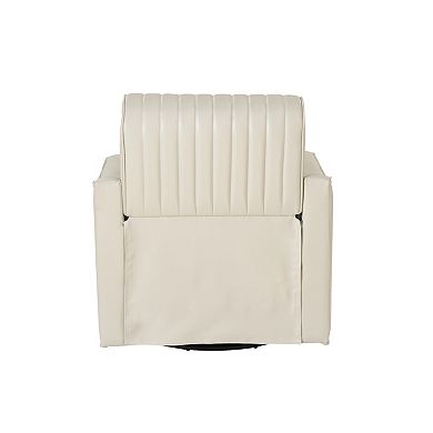 Linon Corin Swivel Accent Chair