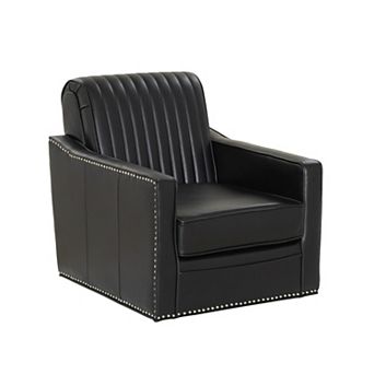 Linon Corin Swivel Accent Chair