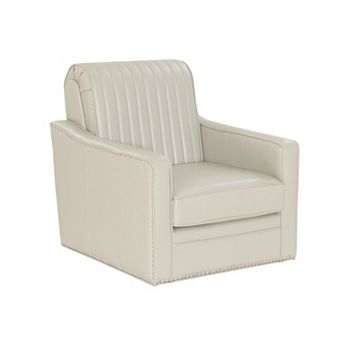 Linon Corin Swivel Accent Chair