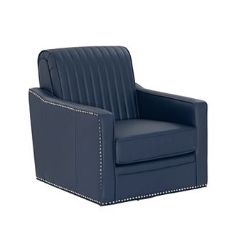 Linon Corin Swivel Accent Chair