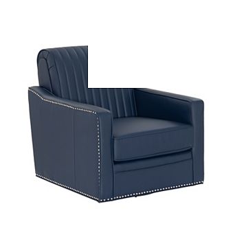 Linon Corin Swivel Accent Chair