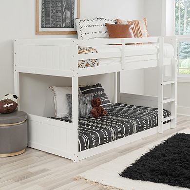 Linon Darcy Low Profile Twin Bunk Bed