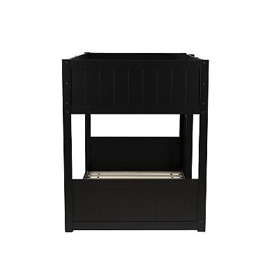 Linon Darcy Low Profile Twin Bunk Bed