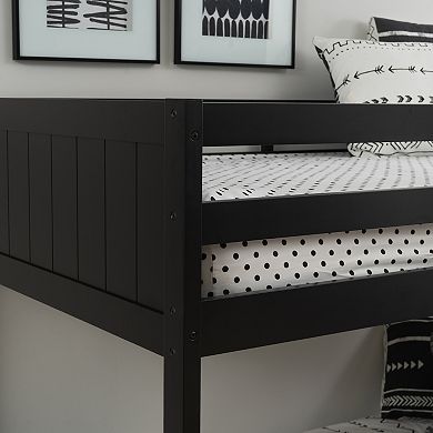 Linon Darcy Low Profile Twin Bunk Bed