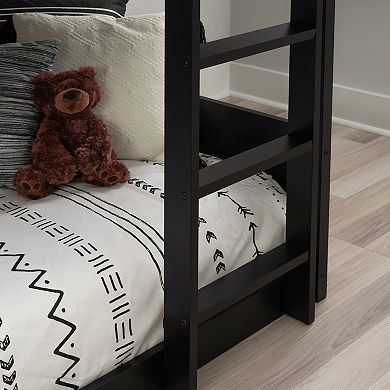 Linon Darcy Low Profile Twin Bunk Bed