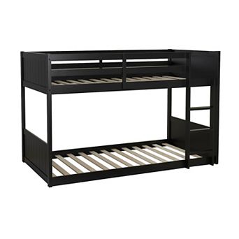 Linon Darcy Low Profile Twin Bunk Bed