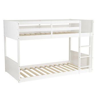 Linon Darcy Low Profile Twin Bunk Bed