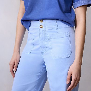 Petite LC Lauren Conrad Laguna Wide Leg Cropped Pants