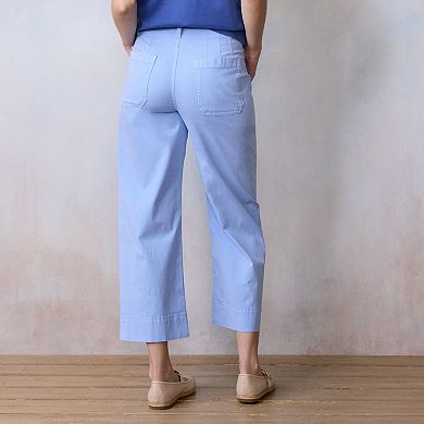 Petite LC Lauren Conrad Laguna Wide Leg Cropped Pants