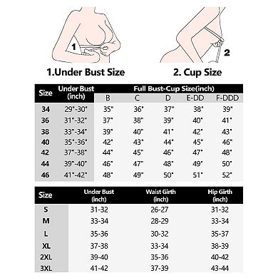 3 Packs Womens Lace Balconette Bra And Panty Sets Underwire Bras Padded Two Piece Lingerie