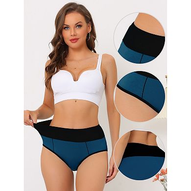 3 Packs Women's High Waist Tummy Control Panties, Available In Plus Sizes