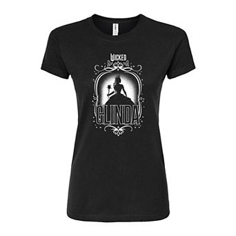 Juniors' Wicked Glinda Portrait Fitted Tee