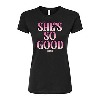 Juniors' Wicked She's So Good Fitted Tee
