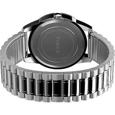 Timex® Men's Expansion Band Watch & Leather Strap Box Set