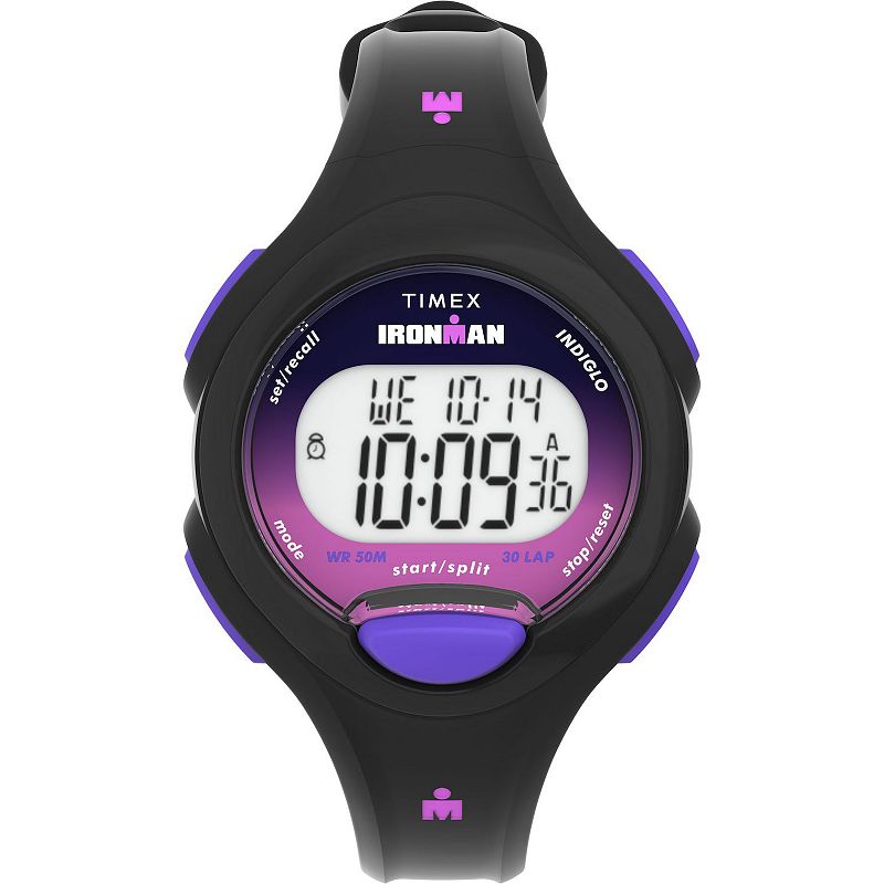 Timex® Women's Ironman® Essential 30 Lap Digital Watch - TW5M55200JT, Size: 34 mm, Black