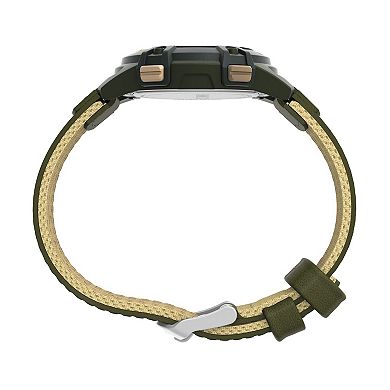 Timex® Men's Expedition Leather & Fabric Strap Digital Chronograph Watch - TW4B30300JT