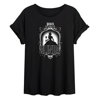 Juniors' Wicked Glinda Portrait Oversized Tee