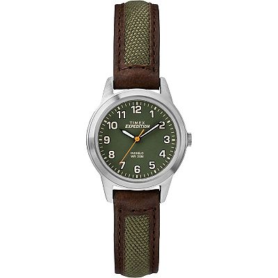 Timex expedition leather strap hotsell